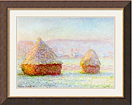 Haystacks, 89 - by Claude Monet