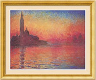 Sunset in Venice, Claude Monet
